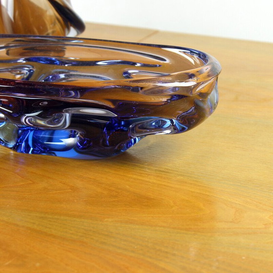 Image 1 of Vintage uitschuifbare eettafel in essenhout voor Mier, Tsjecho-Slowakije 1960