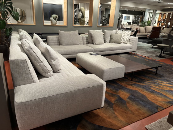 Image 1 of Minotti Roger Configuratie In Stof G 326X418Cm + Bench