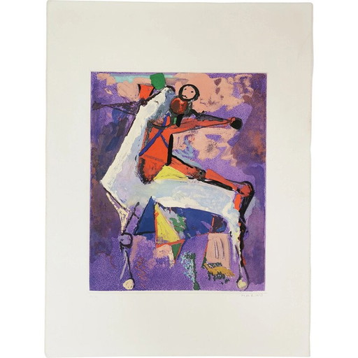 Vintage schilderij "Marino van Shakespeare" nummer VIII voor Zwr, Londen 1978