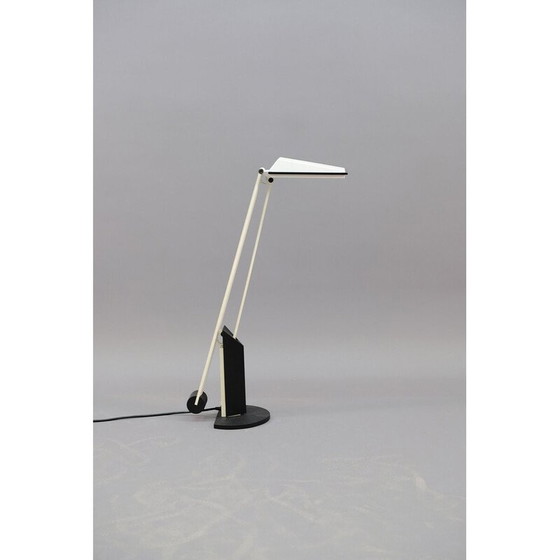 Image 1 of Vintage bedlampje van gietijzer en abs plastic, Italië