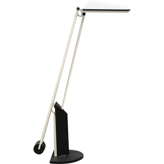 Image 1 of Vintage bedlampje van gietijzer en abs plastic, Italië