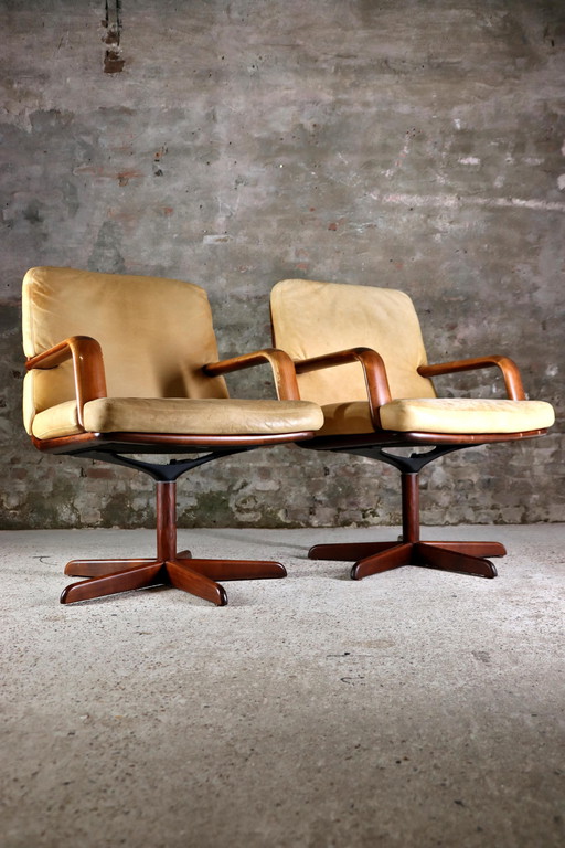 2x Walter Knoll Don fauteuil