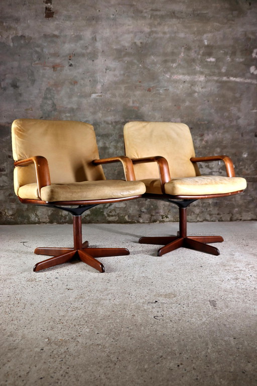 2x Walter Knoll Don fauteuil