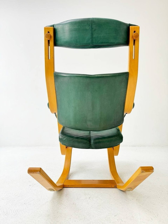 Image 1 of Gravity™ Balans fauteuil donkergroen van Peter Opsvik voor Stokke, Noorwegen, jaren 1980