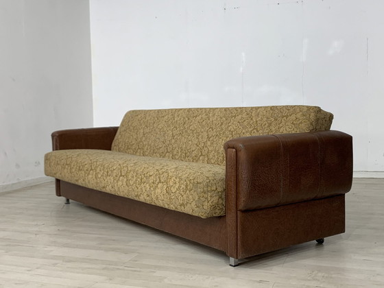 Image 1 of 70s sofa slaapbank uitschuifbaar vintage daybed