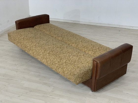 Image 1 of 70s sofa slaapbank uitschuifbaar vintage daybed