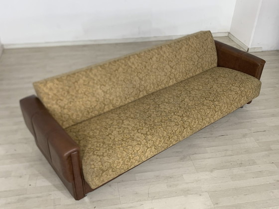 Image 1 of 70s sofa slaapbank uitschuifbaar vintage daybed