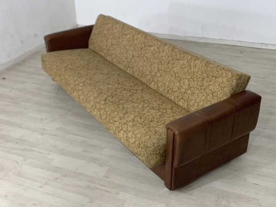 Image 1 of 70s sofa slaapbank uitschuifbaar vintage daybed