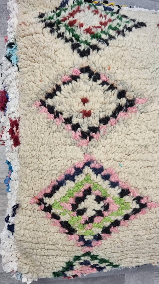 Image 1 of Vintage Berber Pouf, Marokkaans Zitkussen