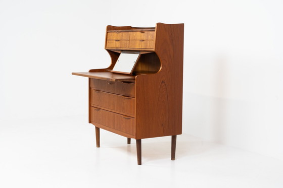 Image 1 of Deense secretaire in teak, 1960S.