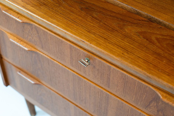 Image 1 of Deense secretaire in teak, 1960S.