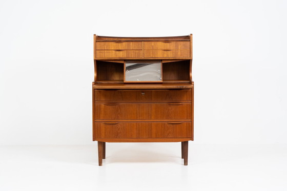 Image 1 of Deense secretaire in teak, 1960S.