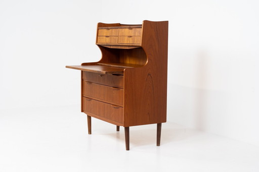 Deense secretaire in teak, 1960S.