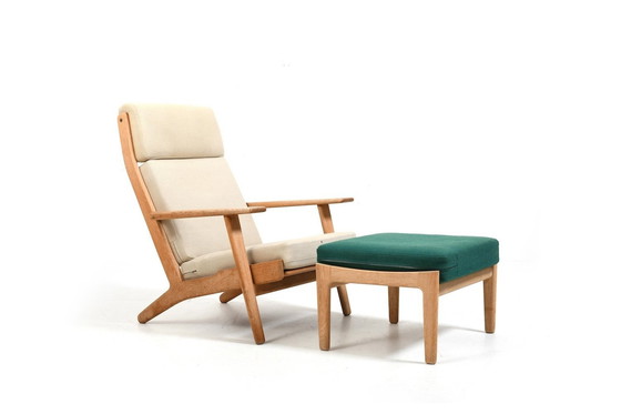 Image 1 of Hans J. Wegner Ge-290 Hoge Loungestoel 1950S