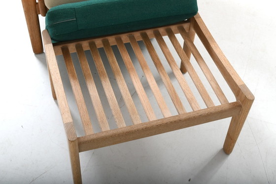 Image 1 of Hans J. Wegner Ge-290 Hoge Loungestoel 1950S