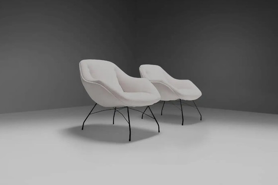 Image 1 of 2x "Concha" fauteuils van Carlo Hauner & Martin Eisler