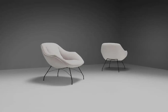 Image 1 of 2x "Concha" fauteuils van Carlo Hauner & Martin Eisler