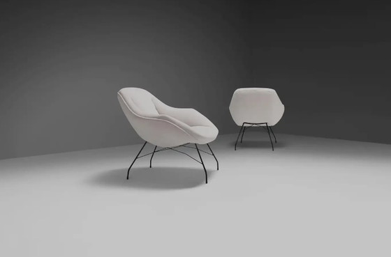 Image 1 of 2x "Concha" fauteuils van Carlo Hauner & Martin Eisler