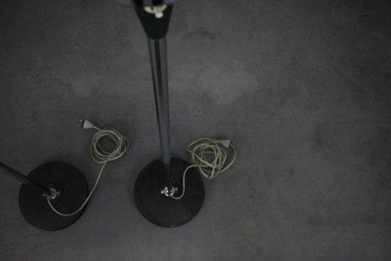 Image 1 of Set van 2 Mid Century staande lampen door J. Bejvl, Tsjecho-Slowakije, 1960S