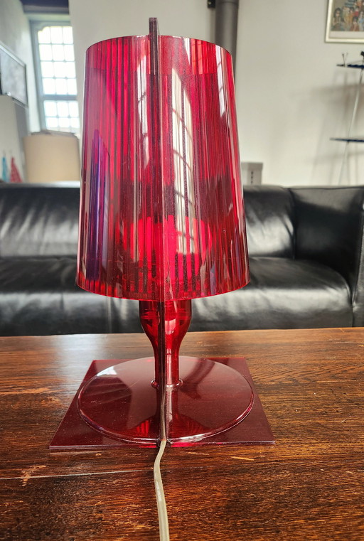 Kartell Take Design Tafellamp, Rood.