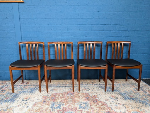 4X Vintage Stoelen Scandinavisch Design