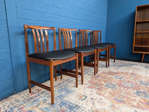 4X Vintage Stoelen Scandinavisch Design