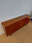 Vintage sideboard / dressoir teak fineer jaren 70