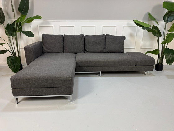 Image 1 of Brühl Fourtwo Designer Sofa Stoffen Bank Bed Vier Twee Grijs