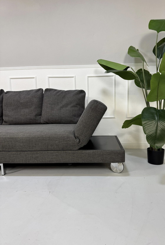 Image 1 of Brühl Fourtwo Designer Sofa Stoffen Bank Bed Vier Twee Grijs