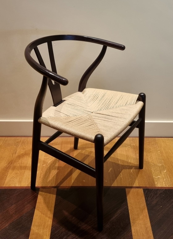 Image 1 of 6x Carl Hansen & Zoon Wishbone Stoel van Hans Wegner