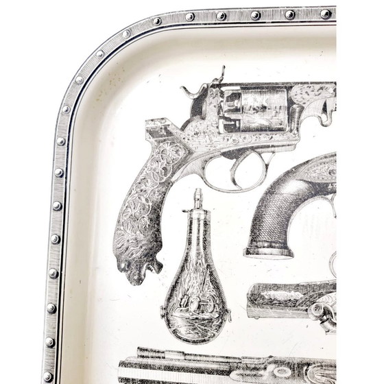 Image 1 of Piero Fornasetti Design Pistol & Gun Dienblad, Italië, 1960S