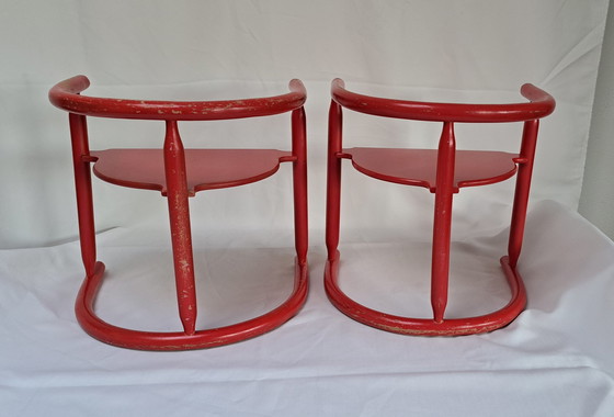 Image 1 of 2x Vintage Karin Mobring kinderstoelen