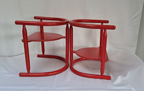 Image 1 of 2x Vintage Karin Mobring kinderstoelen