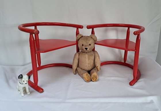 Image 1 of 2x Vintage Karin Mobring kinderstoelen