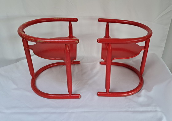 Image 1 of 2x Vintage Karin Mobring kinderstoelen