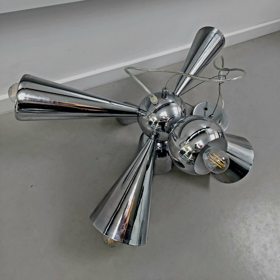 Image 1 of 2 Stuks Space Age Plafondlampen