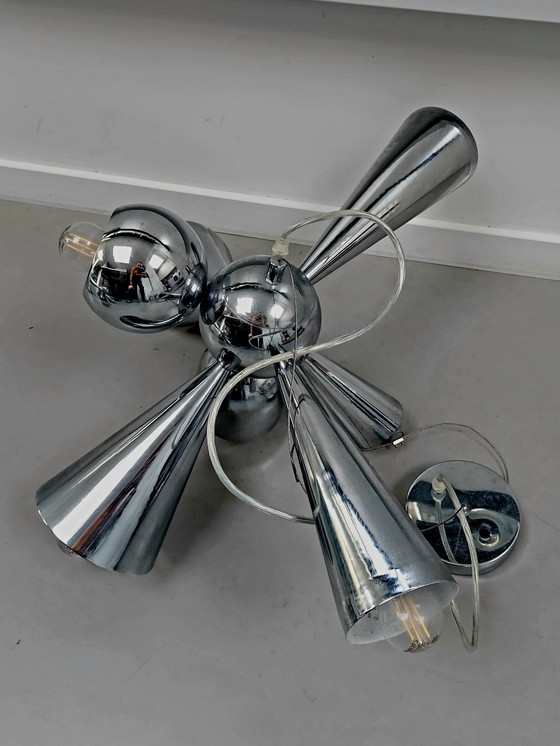 Image 1 of 2 Stuks Space Age Plafondlampen