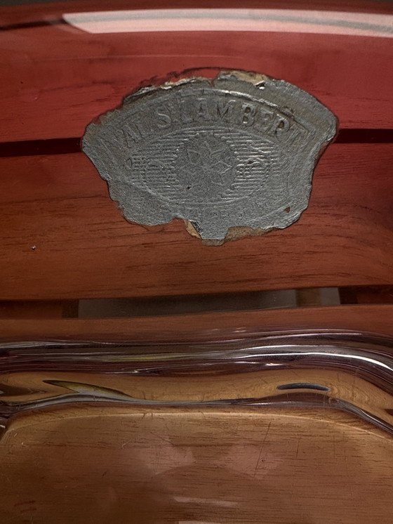 Image 1 of Vintage Kristallen Decoratie Van "Val S. Lambert