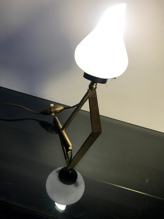 Image 1 of Vintage Tafellamp - Flamme - 1950