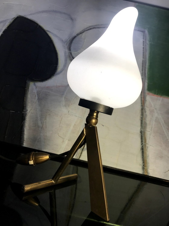 Image 1 of Vintage Tafellamp - Flamme - 1950