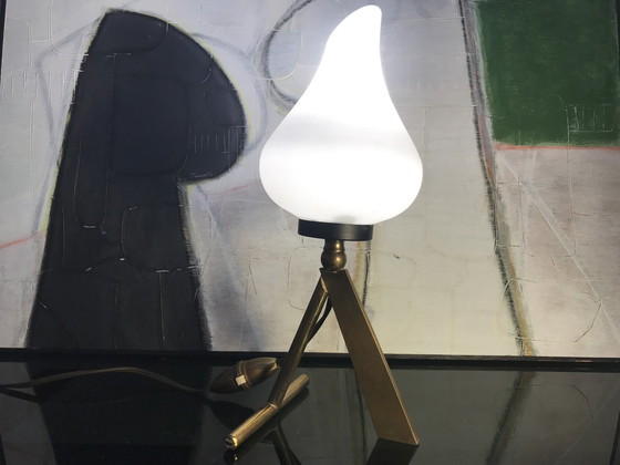 Image 1 of Vintage Tafellamp - Flamme - 1950