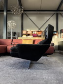 Deens Vintage Draai Fauteuil Leer 