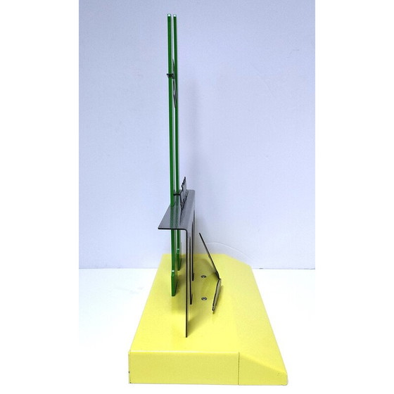 Image 1 of Vintage metalen wanddecoratie uit een modelbouwwinkel, 1990