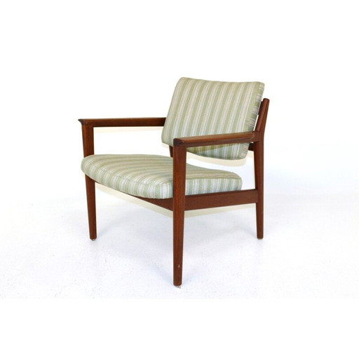Vintage Scandinavische teakhouten fauteuil, Zweden, 1960
