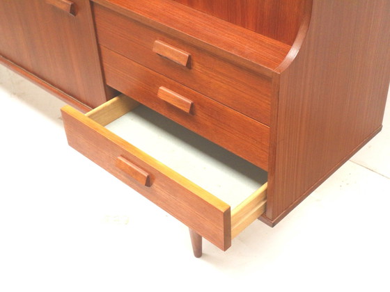 Image 1 of Groot Vintage Dressoir / Highboard / Wandmeubel Gemaakt In De Jaren ’60