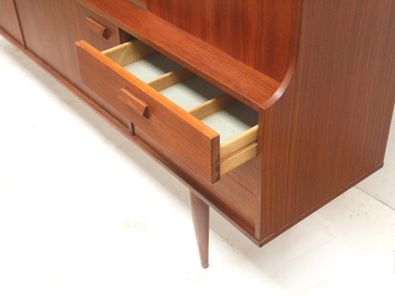 Image 1 of Groot Vintage Dressoir / Highboard / Wandmeubel Gemaakt In De Jaren ’60