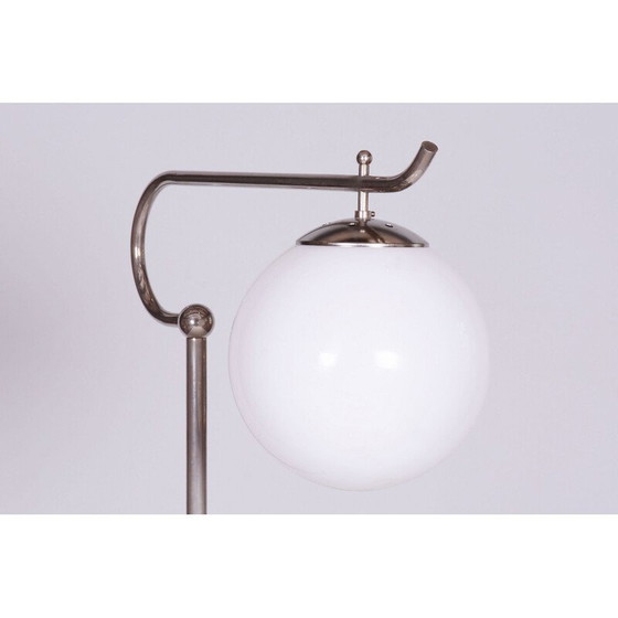 Image 1 of Vintage chromen Bauhaus vloerlamp voor Hynek Gottwald, Tsjecho-Slowakije 1930