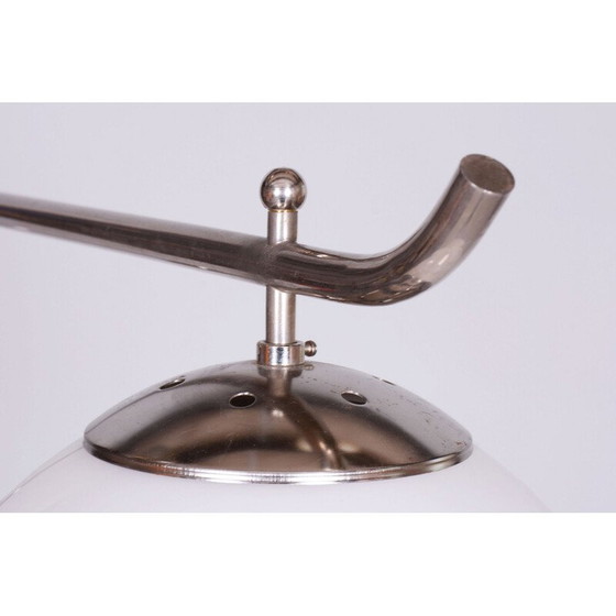 Image 1 of Vintage chromen Bauhaus vloerlamp voor Hynek Gottwald, Tsjecho-Slowakije 1930