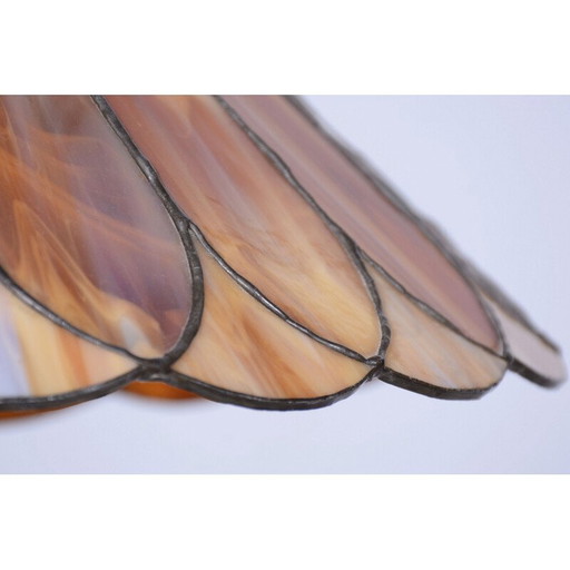 Vintage Art Deco marmeren en bronzen tafellamp, Tsjecho-Slowakije 1920