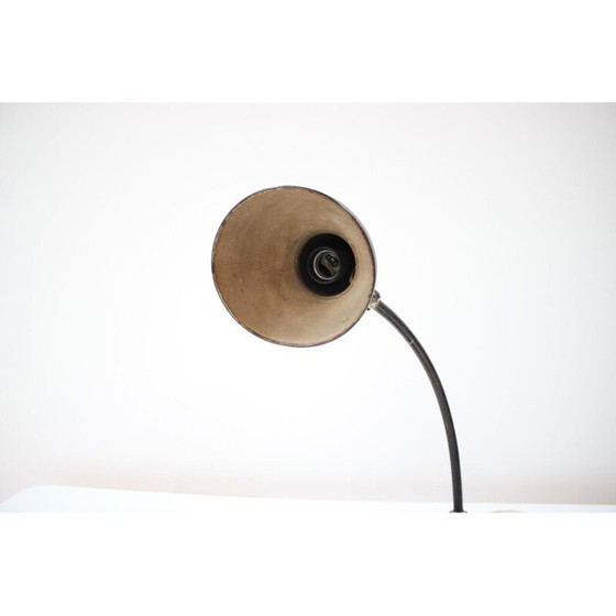 Image 1 of Vintage art-deco metalen lamp van František Anýž, Tsjecho-Slowakije 1930